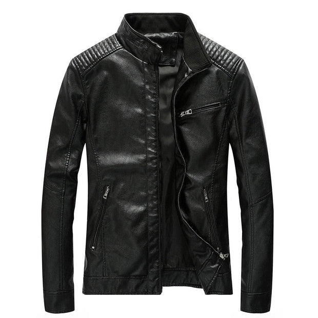 Veste Cuir Noir Homme Vintage