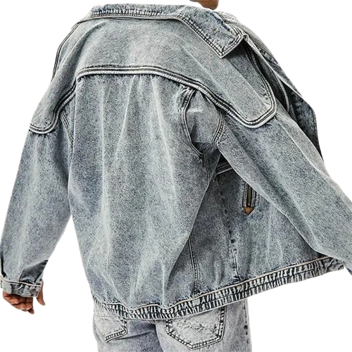 Veste En Jean Large Vintage Homme Eternel Vintage