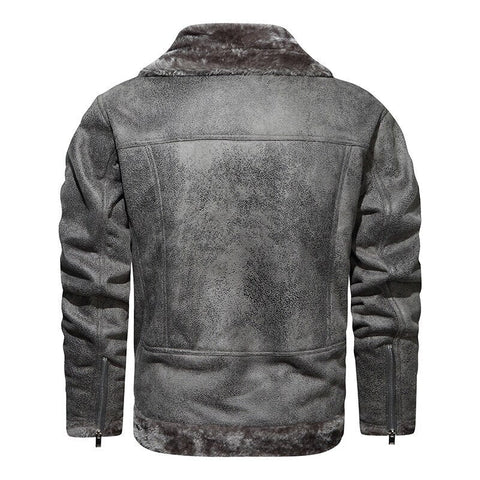 Veste En Jean Vintage Col Fourrure