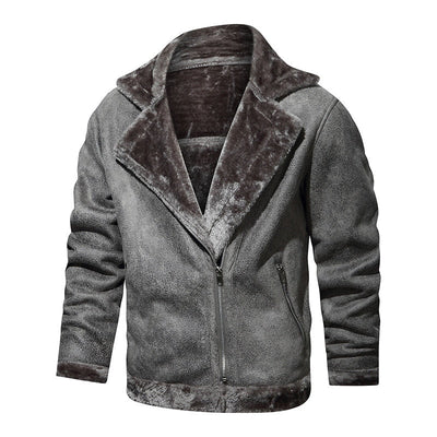 Veste En Jean Vintage Col Fourrure