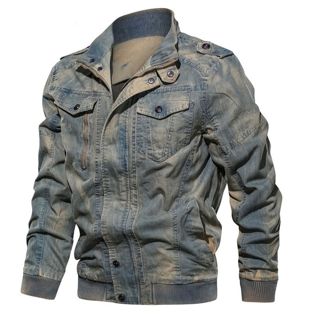 Veste En Jean Vintage Homme Délavé