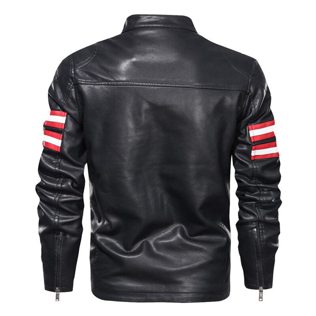 Veste Homme Motard Vintage