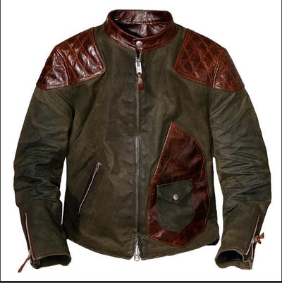Veste Homme Vintage Vert Foncé