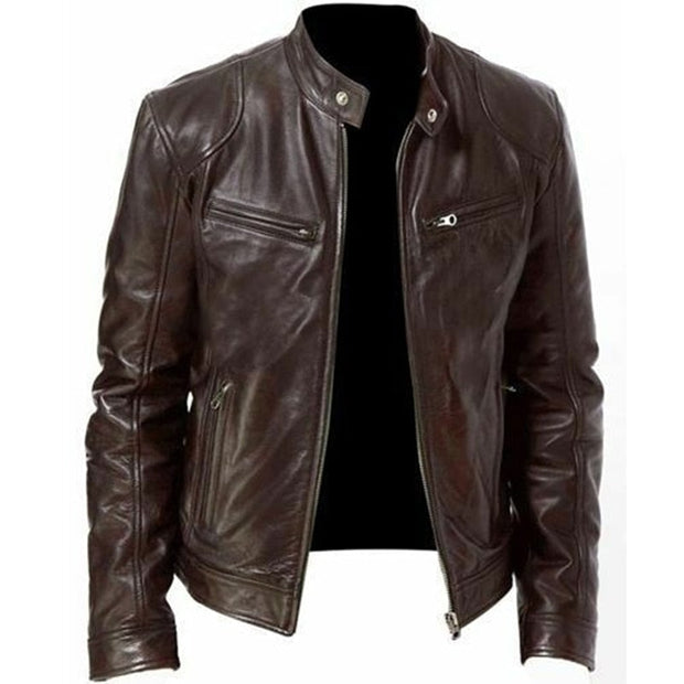 Veste Moto Style Vintage