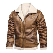 Veste Simili Cuir Homme Vintage