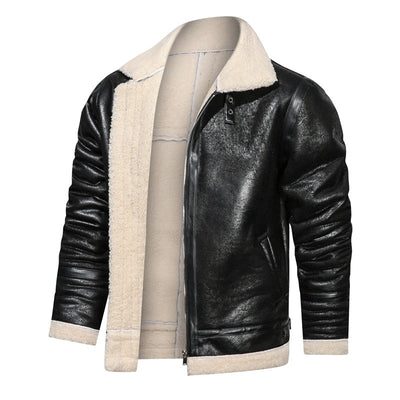 Veste Simili Cuir Homme Vintage