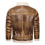 Veste Simili Cuir Homme Vintage