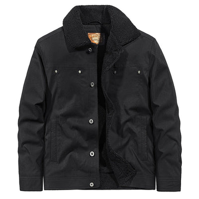 Veste Travail Coton Vintage Noir
