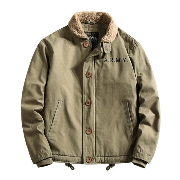 Veste Travail Vintage Bleu