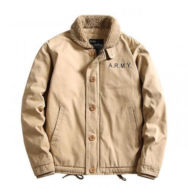Veste Travail Vintage Bleu