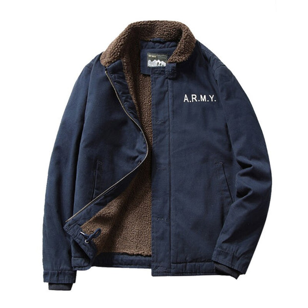 Veste Travail Vintage Bleu