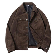 Veste Vintage Marron Homme