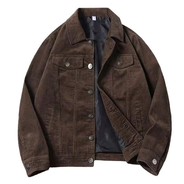 Veste Vintage Marron Homme