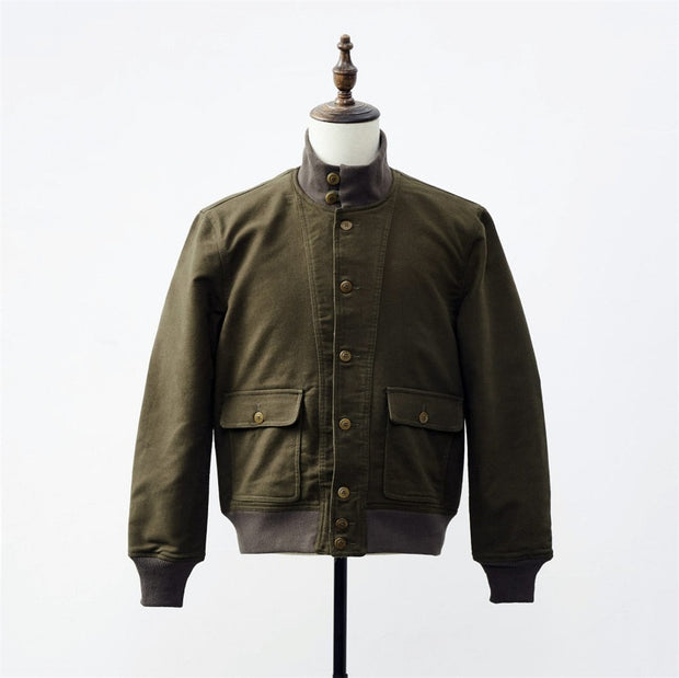 Veste Vintage Vert Homme