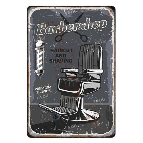 Vintage Barber Poster