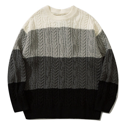 Vintage Coupe Homme Pull