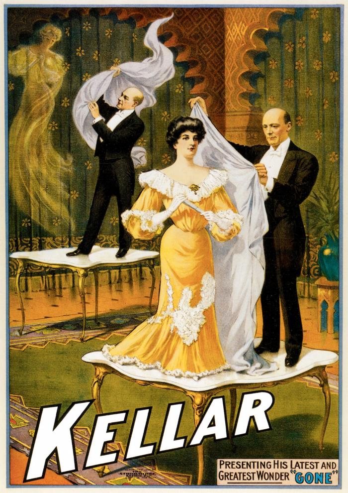 Vintage Magicien Poster