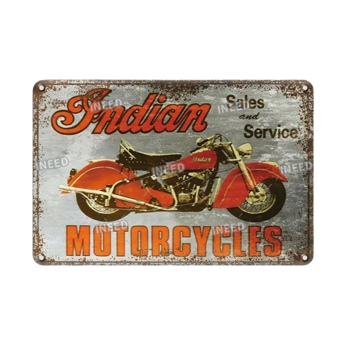 Vintage Motorcycles Race Poster
