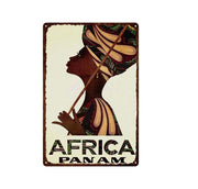 Vintage Poster African Logo