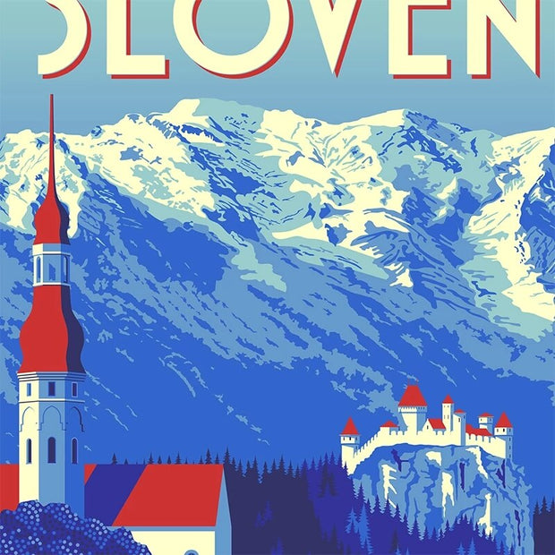 Vintage Poster Slovenia