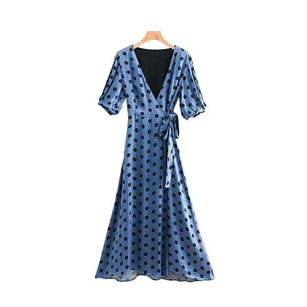 Vintage Robe Bleu