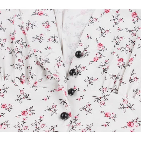 Vintage Robe Outfi Blanc