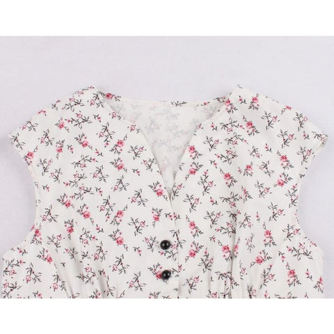Vintage Robe Outfi Blanc