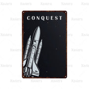 Vintage Rocket Poster