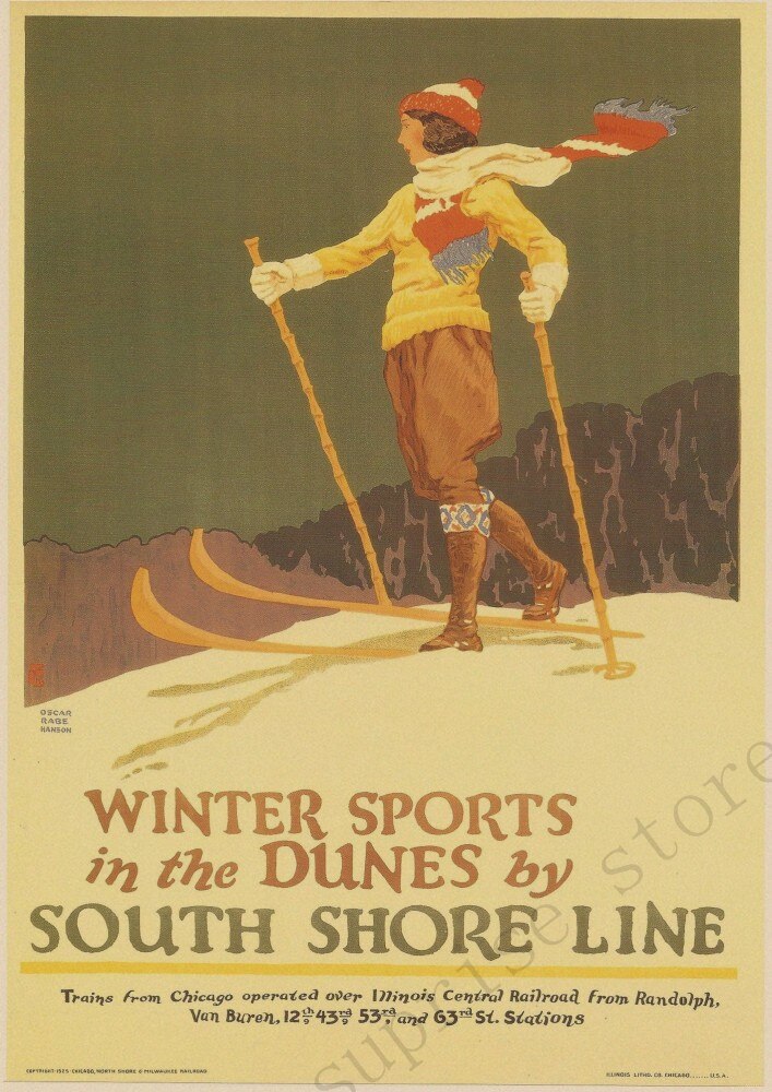 Vintage Ski Poster Images