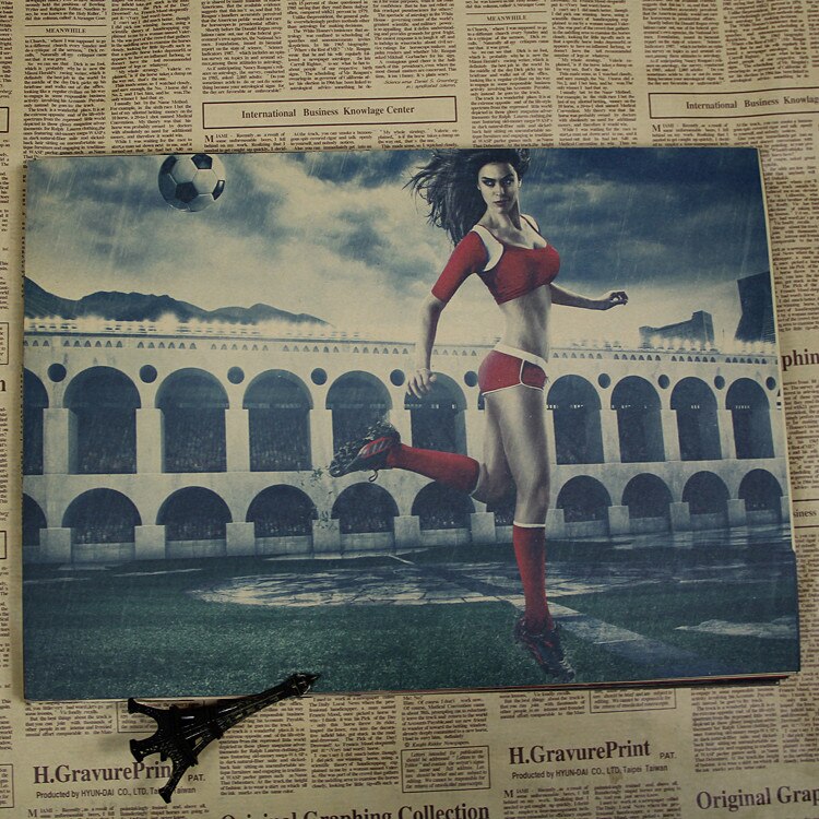 Vintage Sport Poster Femme