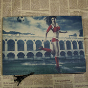 Vintage Sport Poster Femme