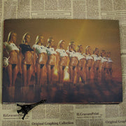 Vintage Sport Poster Femme