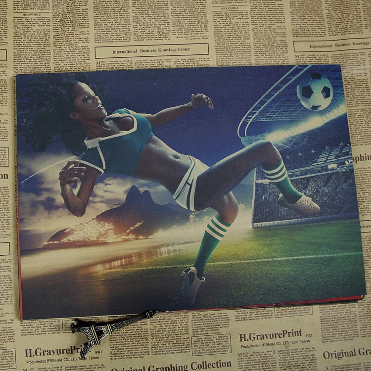 Vintage Sport Poster Femme