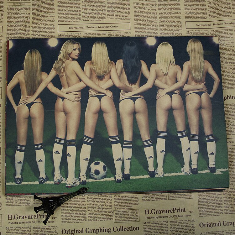 Vintage Sport Poster Femme