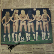 Vintage Sport Poster Femme