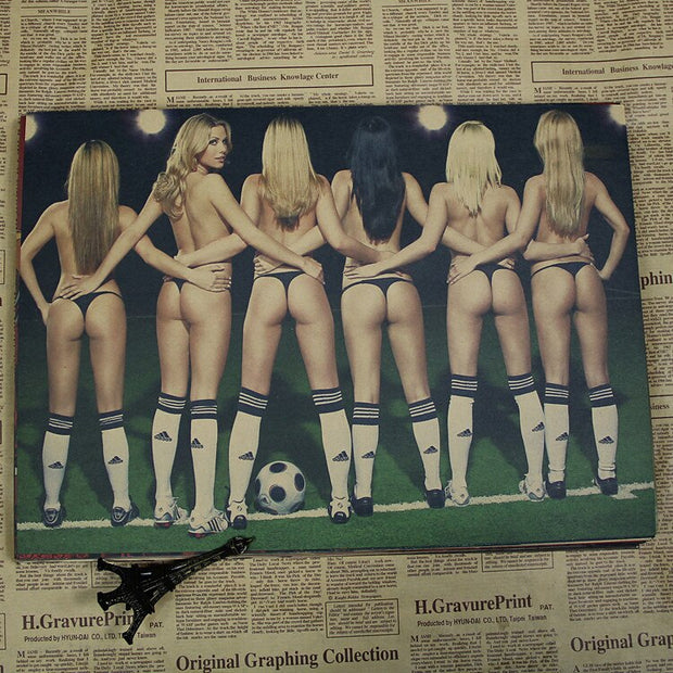 Vintage Sport Poster Femme