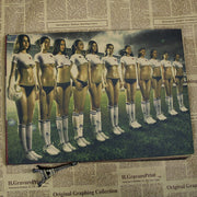 Vintage Sport Poster Femme