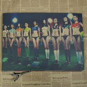 Vintage Sport Poster Femme