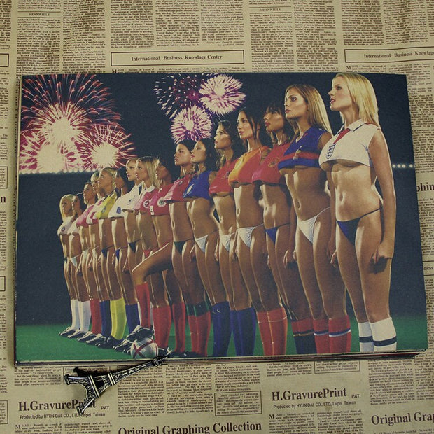 Vintage Sport Poster Femme