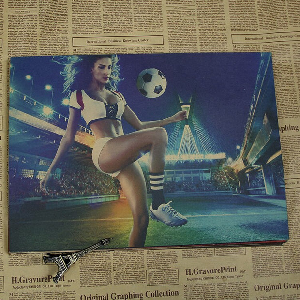 Vintage Sport Poster Femme