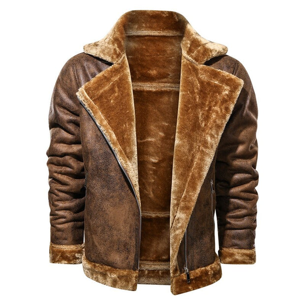 Vintage Veste Fausse Fourrure