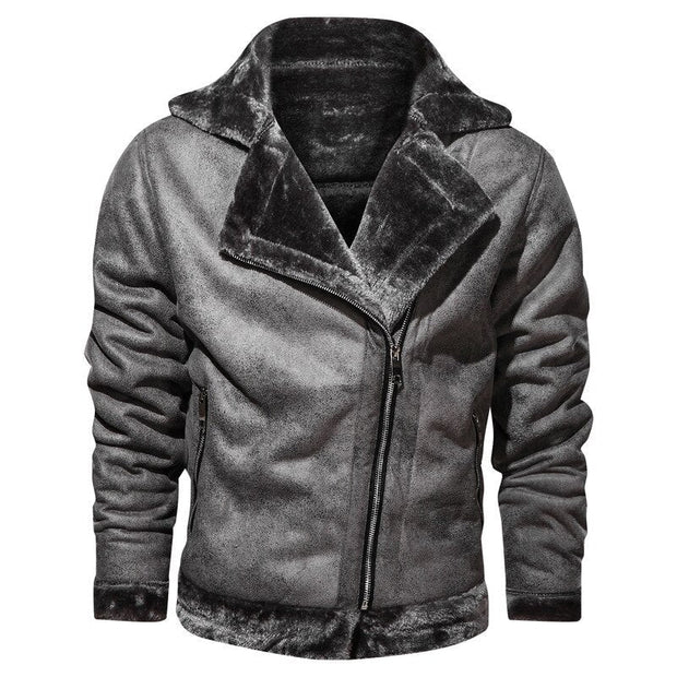Vintage Veste Fausse Fourrure
