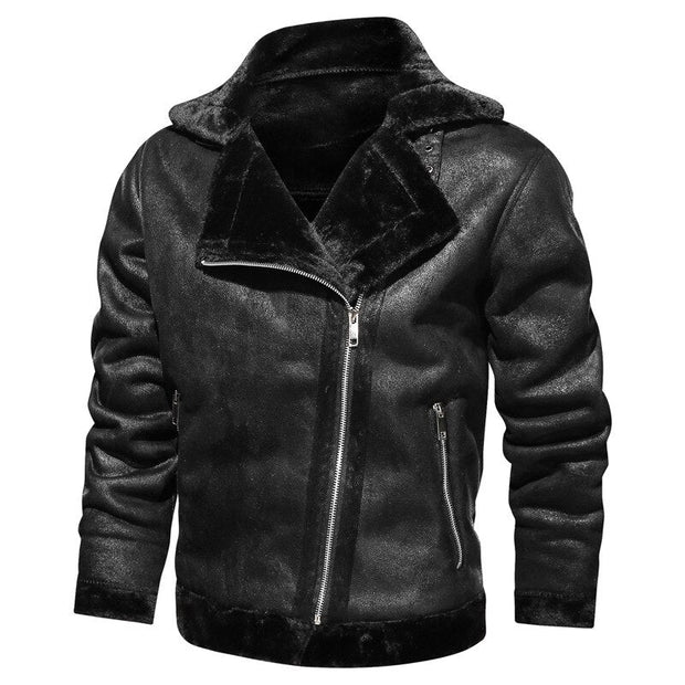 Vintage Veste Fausse Fourrure
