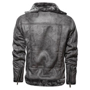 Vintage Veste Fausse Fourrure