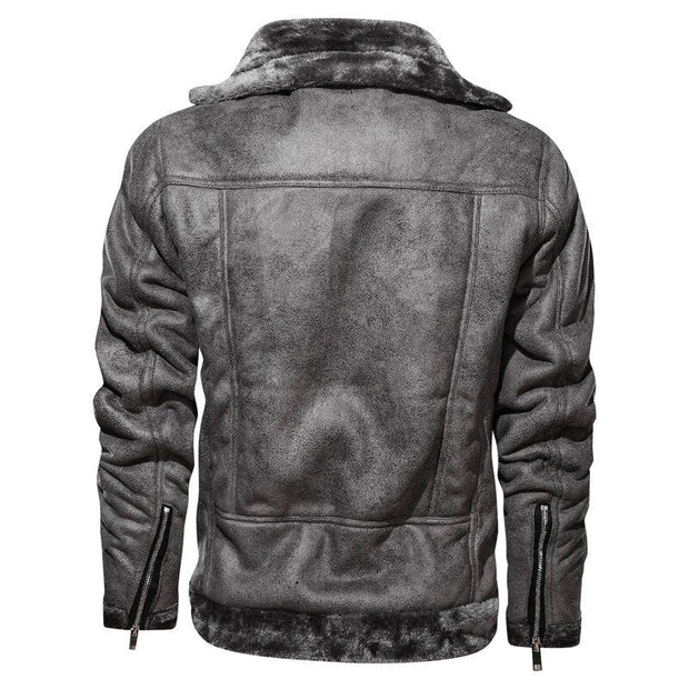 Vintage Veste Fausse Fourrure
