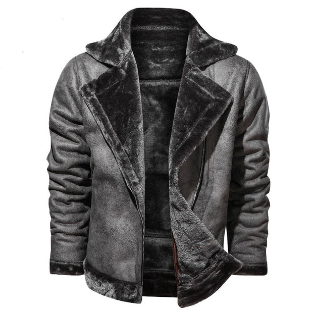Vintage Veste Fausse Fourrure