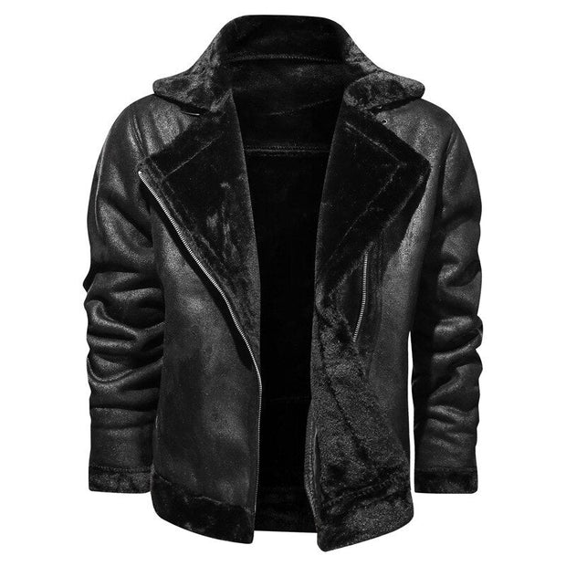 Vintage Veste Fausse Fourrure