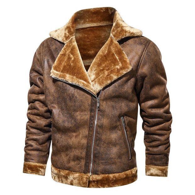 Vintage Veste Fausse Fourrure